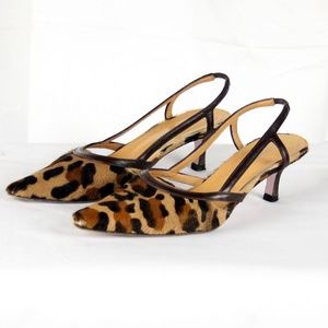 Ramon Tenza Leopard Print Short-Heeled Pump SZ 7.5